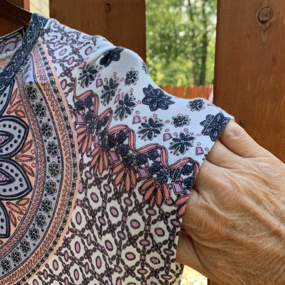 Fever Top Size L Boho Summer Of Love Style Hippie Tribal Pullover - Picture 5 of 13